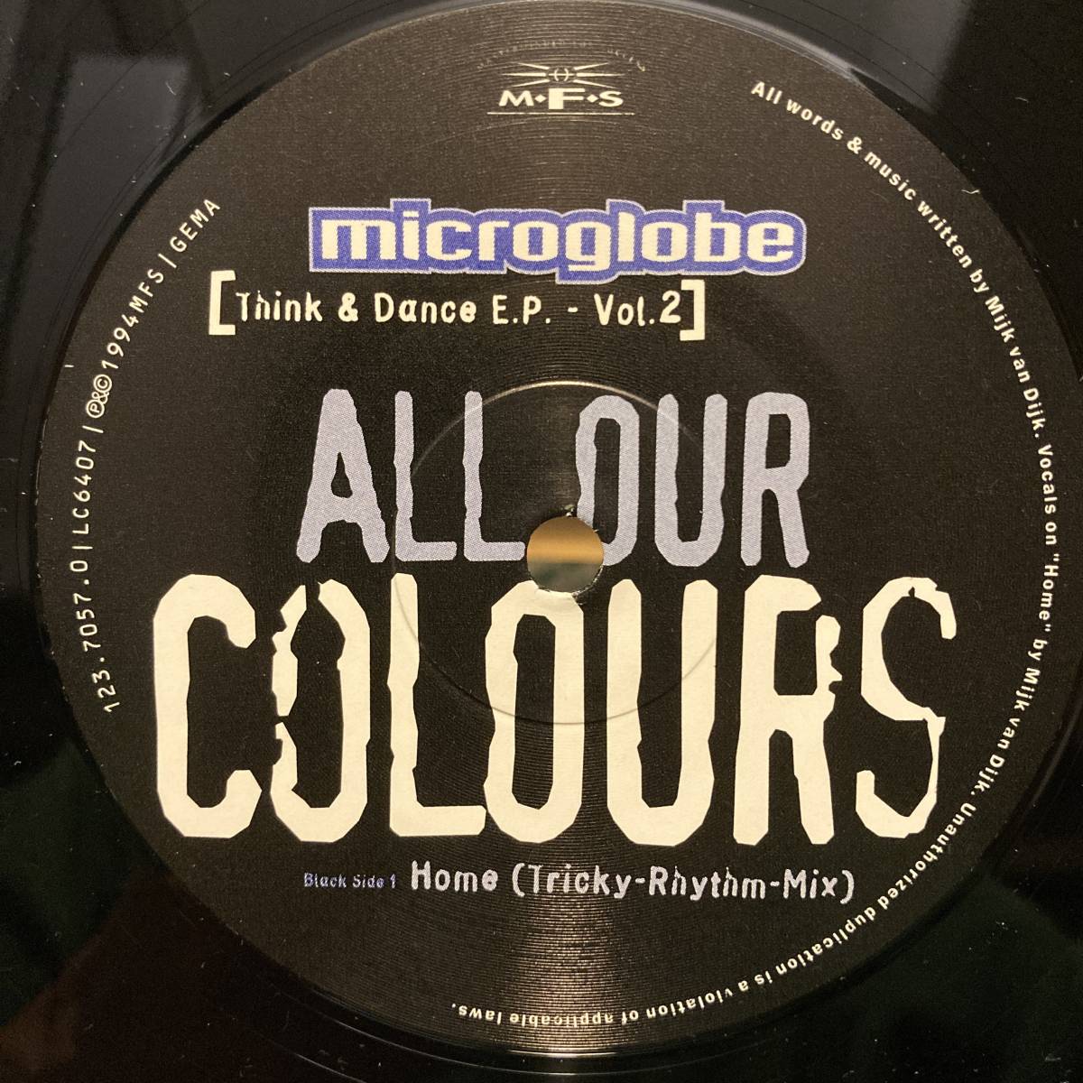 Microglobe All Our Colours [Think & Dance E.P. - Vol.2]_画像3