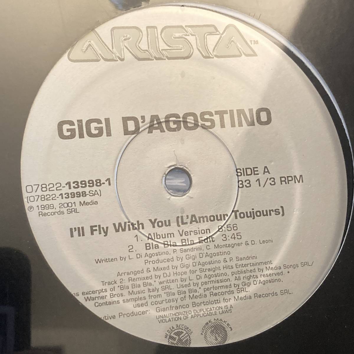 Gigi D'Agostino I'll Fly With You (L'Amour Toujours) 未開封シールド