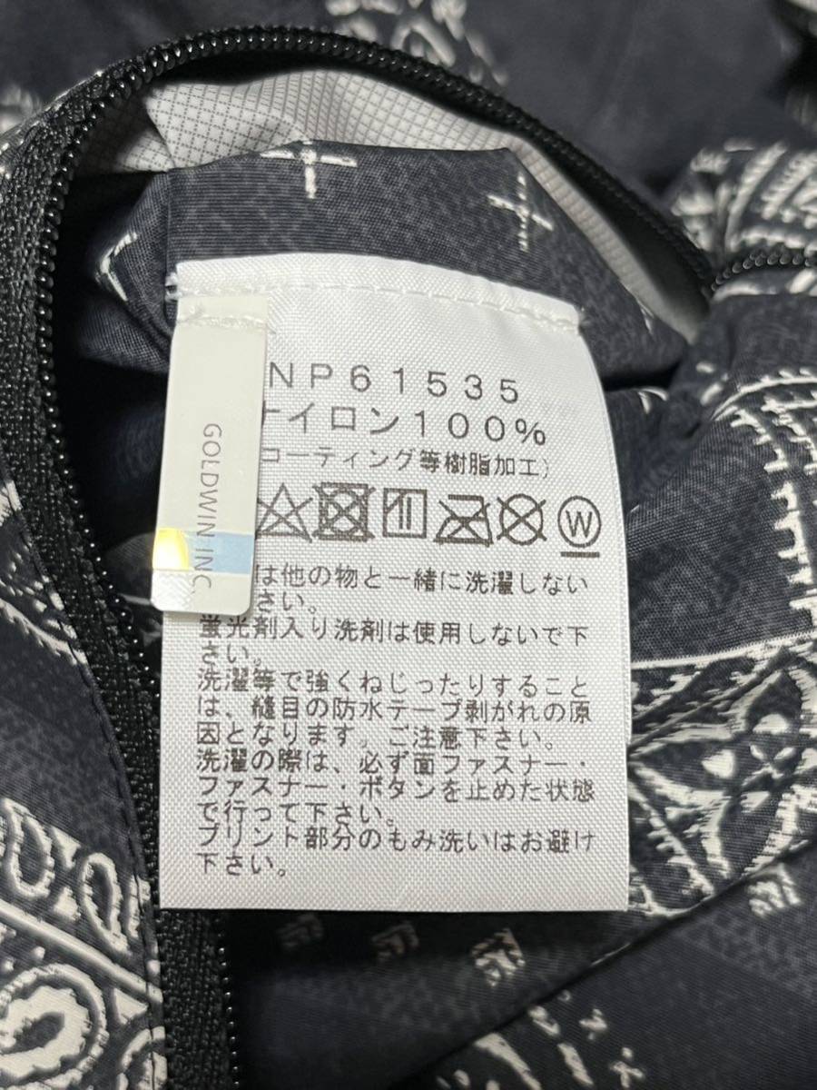 ノースフェイス THE NORTH FACE ノベルティ ドットショットジャケット バンダナ マウンテンパーカー sizeM _画像4