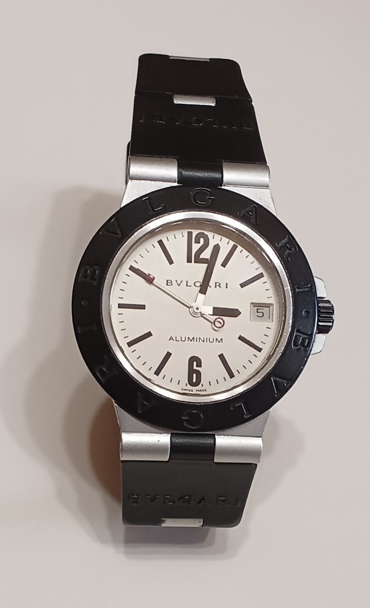 大人気新品 □BULGARI Aluminum／Boys／自動巻／AL38A□中古／稼動品