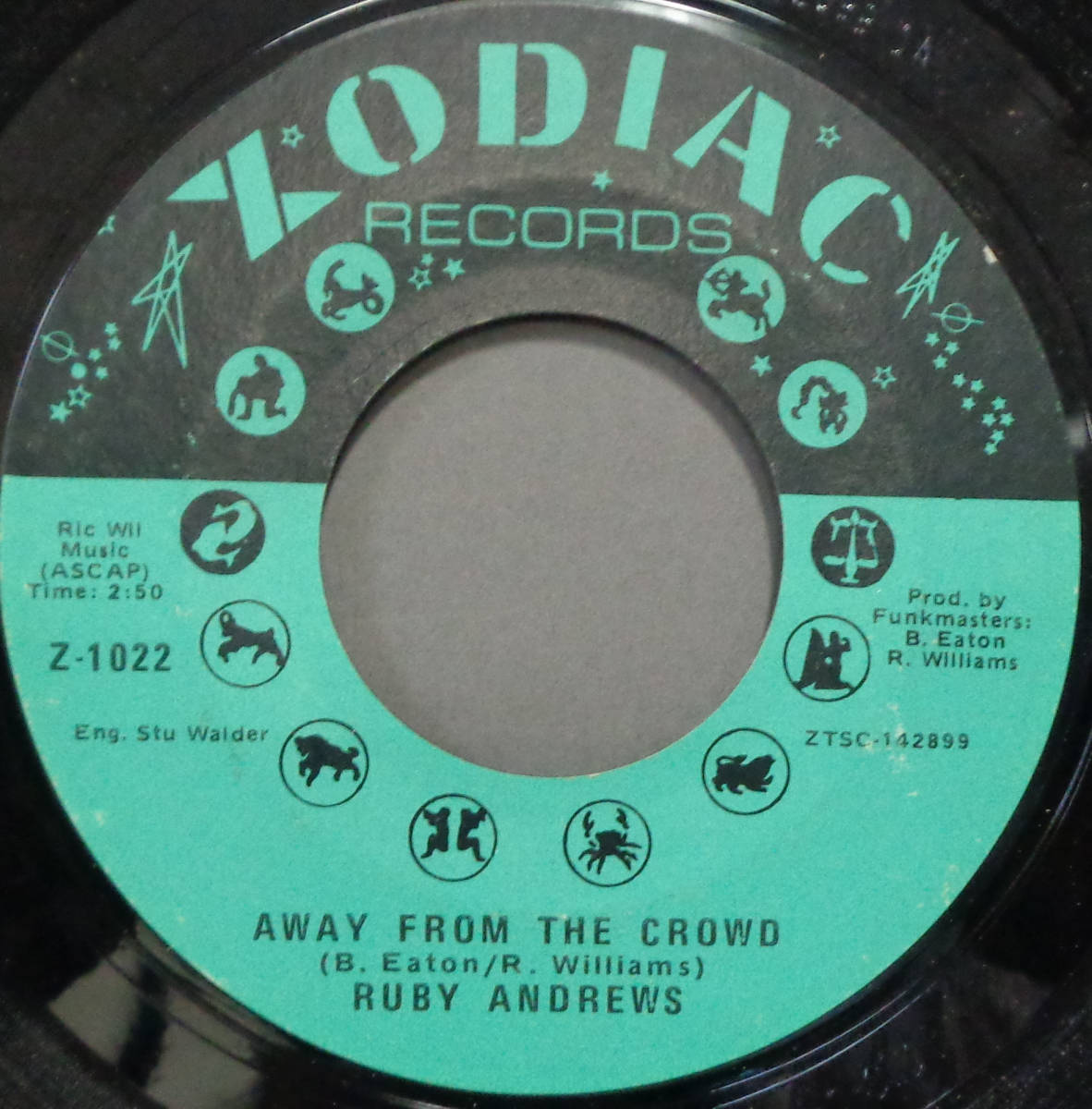 【SOUL 45】RUBY ANDREWS - AWAY FROM THE CROWD / HOUND DOG (s231005035)の画像1