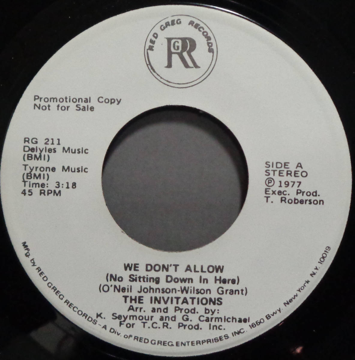 【SOUL 45】INVITATIONS - WE DON'T ALLOW / FUNKY ROAD (s231014029)_画像1