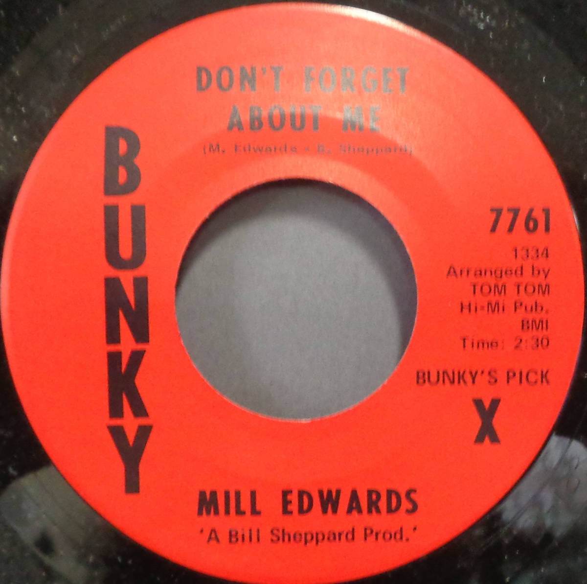 【SOUL 45】MILL EDWARDS - DON'T FORGET ABOUT ME / USE WHAT YOU GOT (s231010019)_画像1