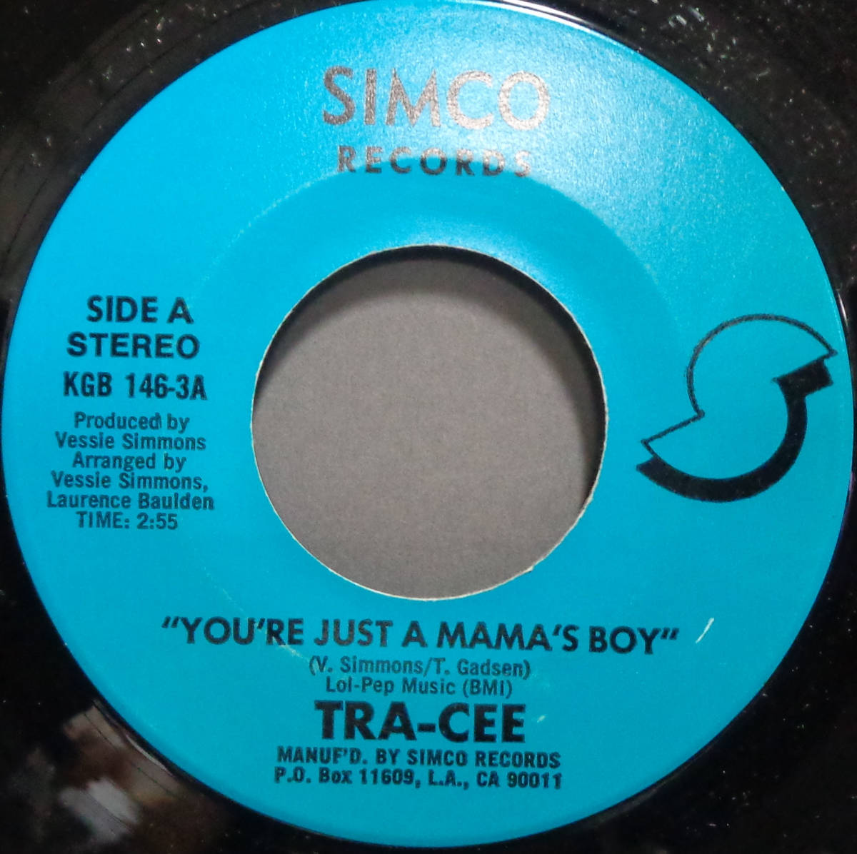 【SOUL 45】TRA-CEE - YOU'RE JUST A MAMA'S BOY / INSTR. (s231016021)_画像1