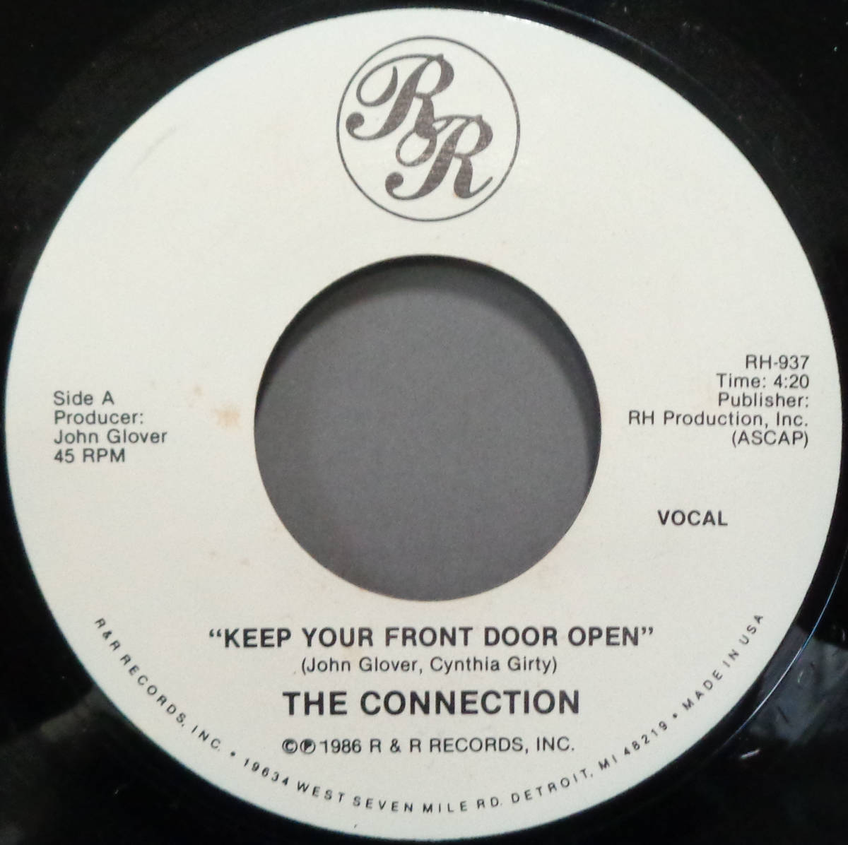 【SOUL 45】CONNECTION - KEEP YOUR FRONT DOOR OPEN / (INSTR.) (s231022001)_画像1