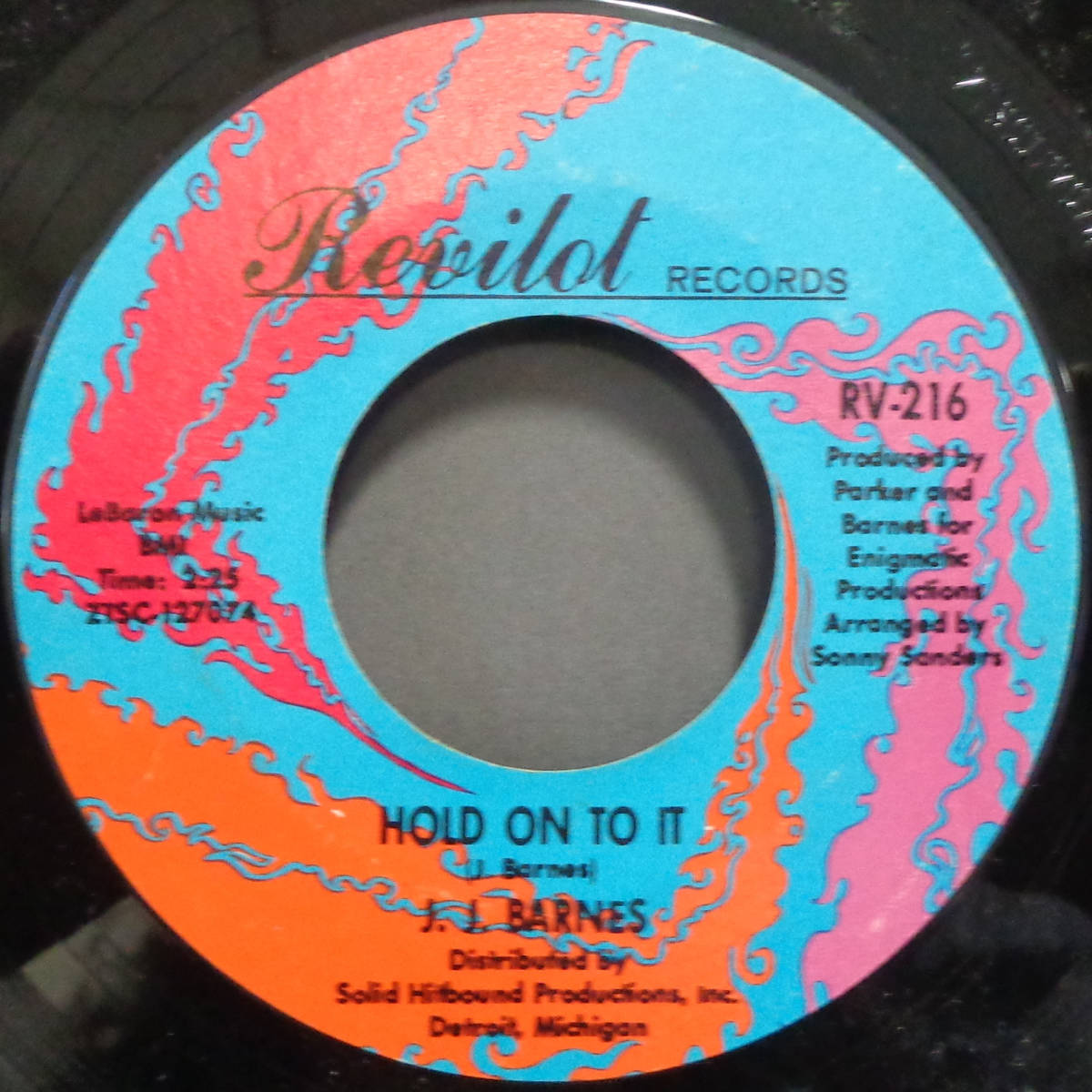 【SOUL 45】J.J. BARNES - NOW SHE'S GONE / HOLD ON TO IT (s231028037)_画像1