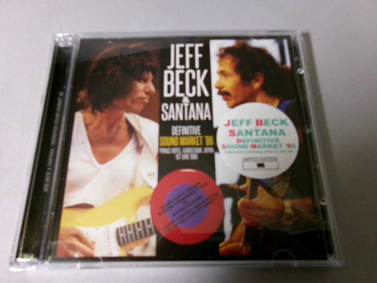 JEFF BECK＆SANTANA/DEFENITIVE SOUND MARKET（KAWASAKI）1986 　2CD_画像1