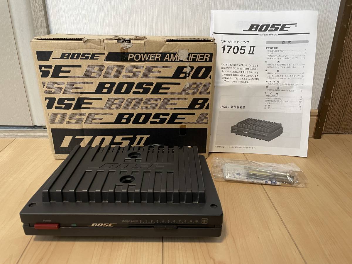 Yahoo!オークション - BOSE 1705II パワーアンプ 元箱・説明書有り Yahoo!オークション - BOSE 1705II パワーアンプ 元箱・説明書有り