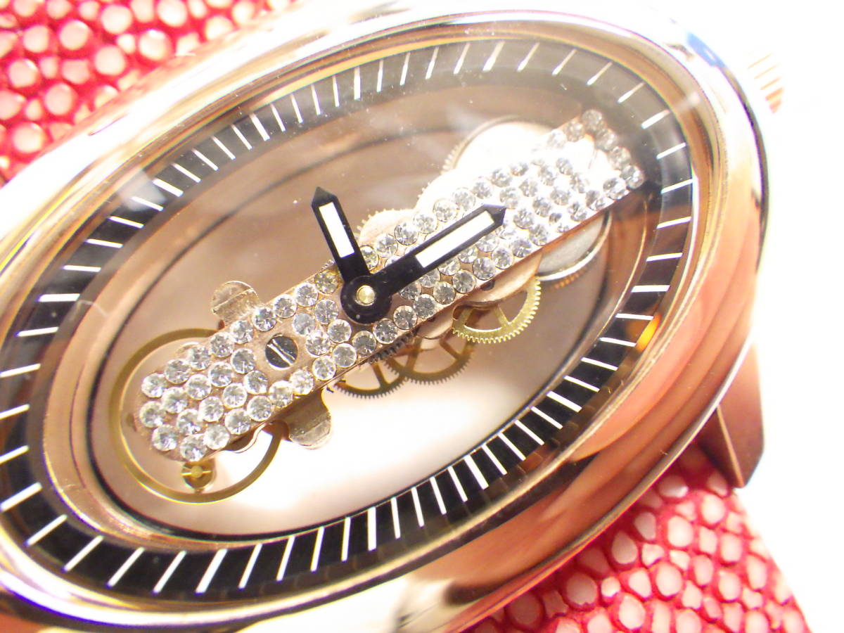 Folli Follieフォリフォリ 手巻き ピュアリティ 腕時計 WF1B016SSK-RE #154_画像6