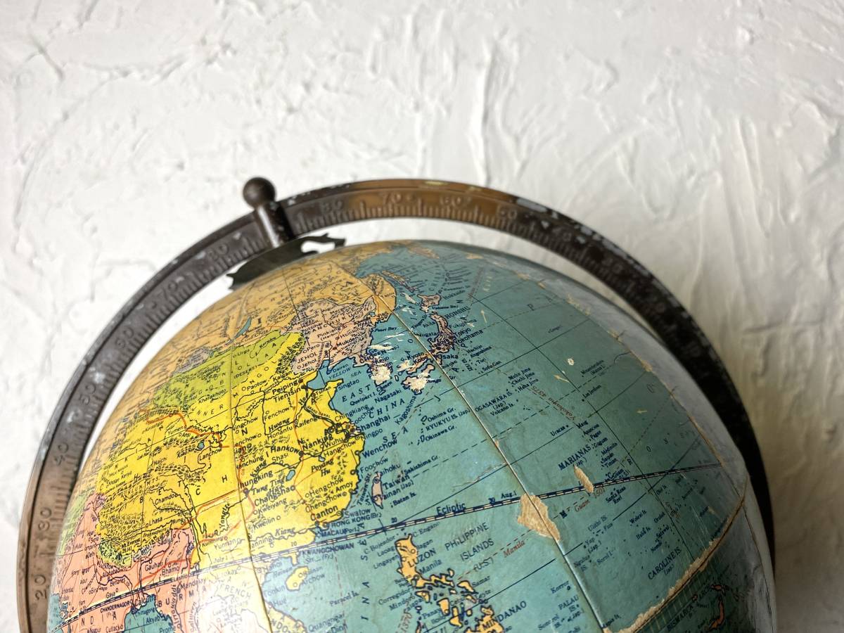  Vintage 40\'s REPLOGLE GLOBES глобус lip Roo gru интерьер item дисплей магазин инвентарь смешанные товары America USA