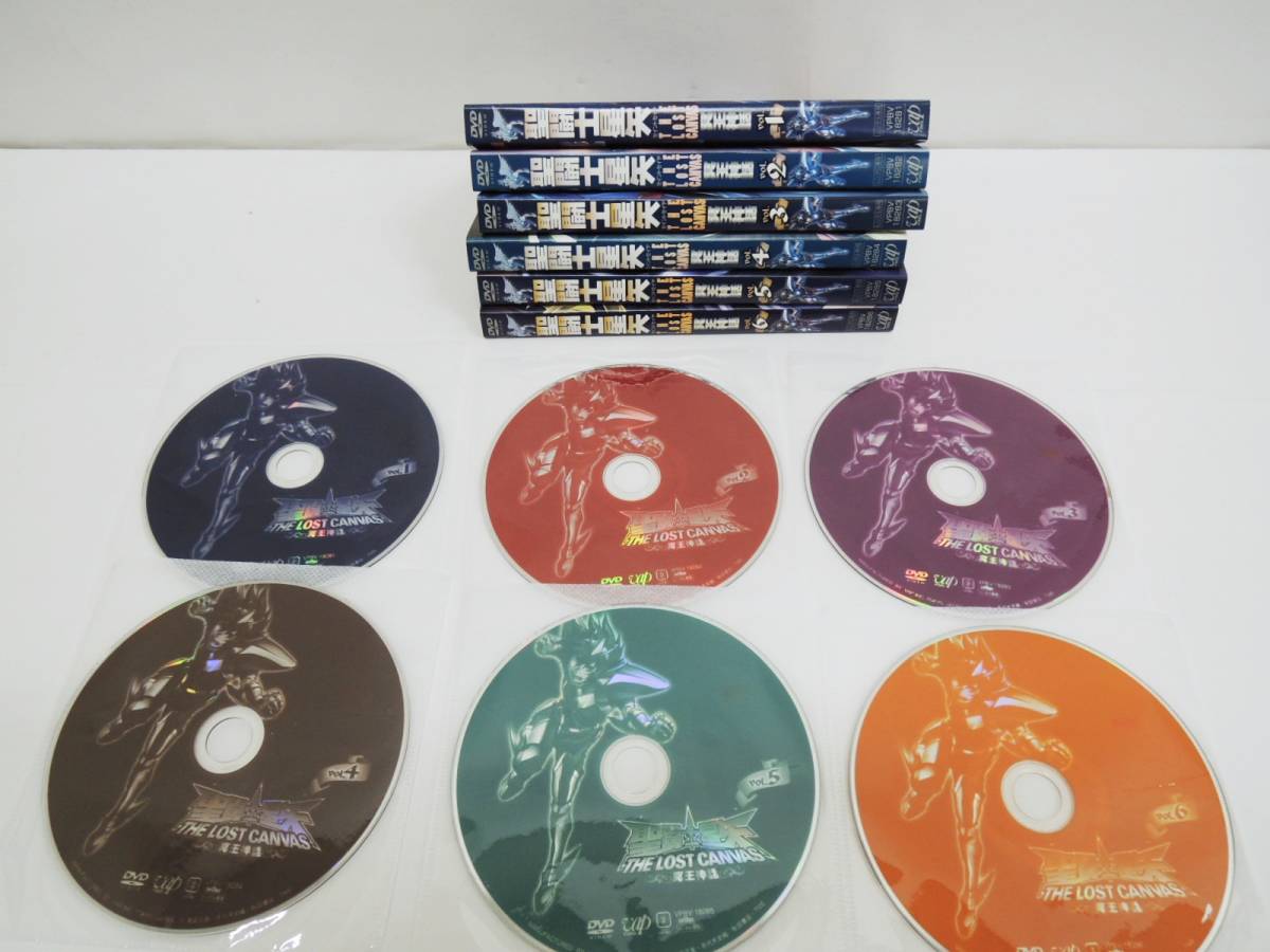 K-2788 聖闘士星矢 THE LOST CANVAS 冥王神話 全6巻（ケースなし) DVD レンタル版_画像3