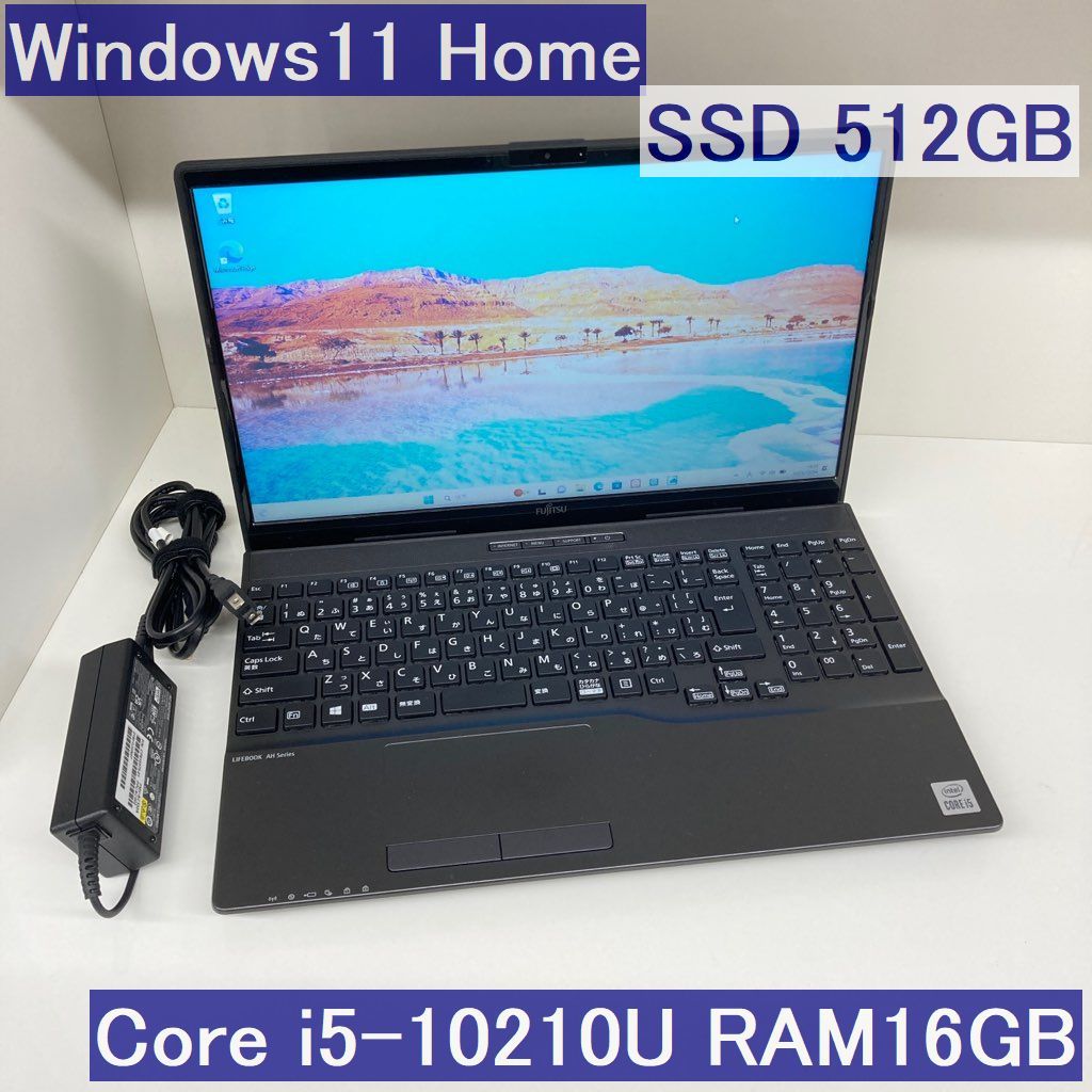 大特価 ○SSD512GB○富士通 Win11 LIFEBOOK WA1/F3 i5-10210U 16GB 15