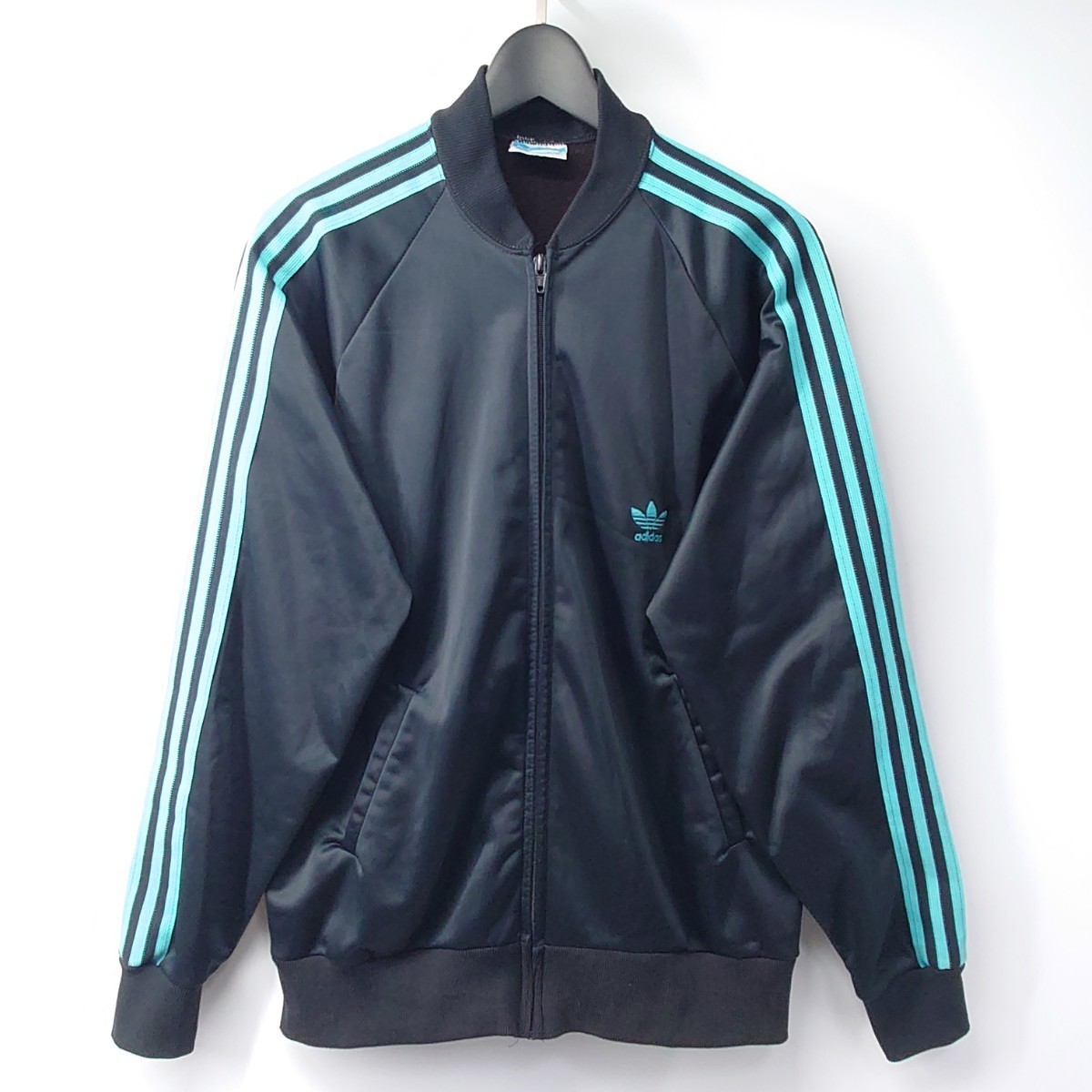 adidas アディダスATP ビンテージジャージブラックターコイズL 80s 90s