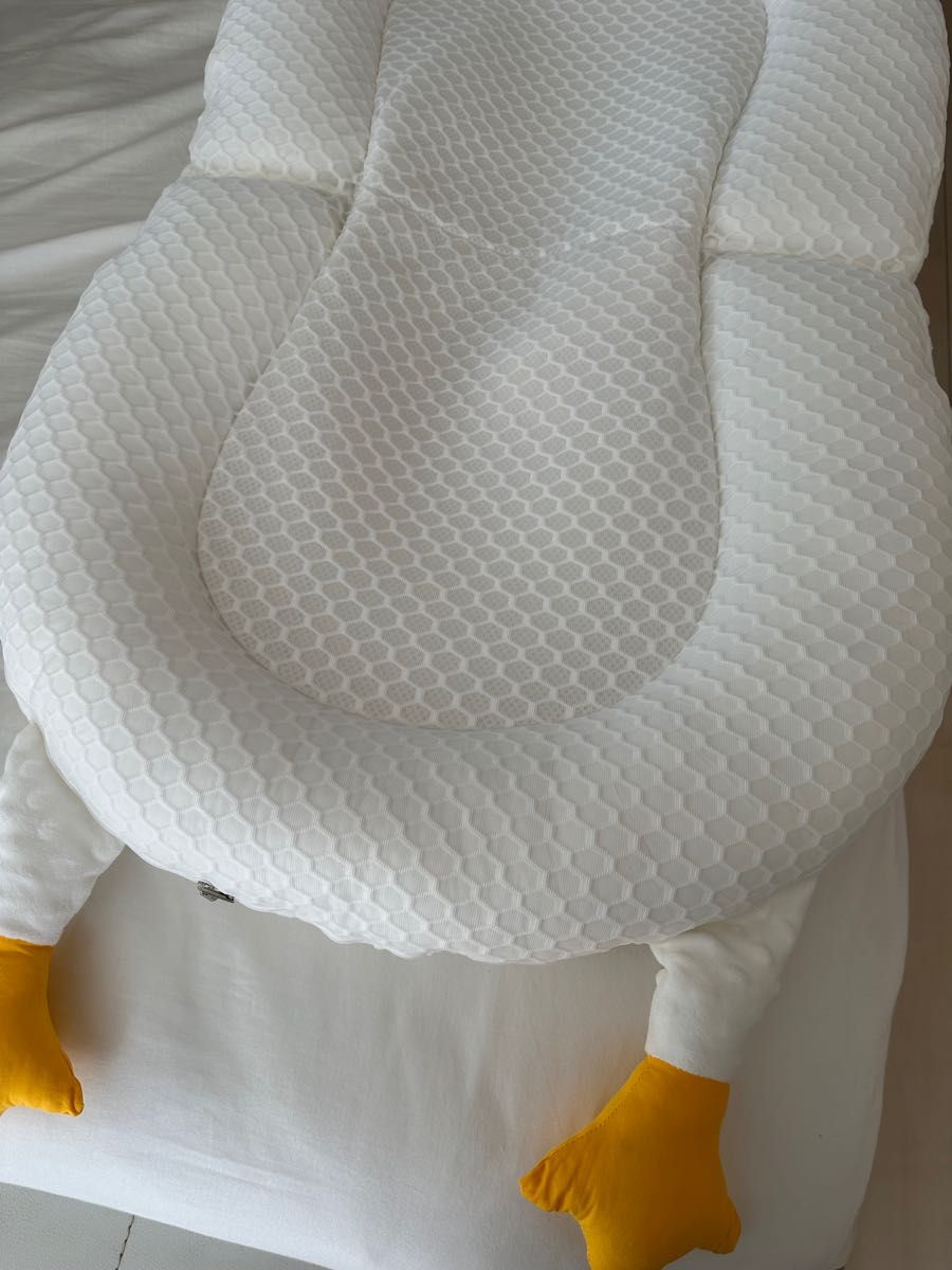 Bebamour ベビーベッド 折りたたみ式 ベッドインベッド 添い寝 簡易ベッド 新生児 正反面使用可（白鳥）