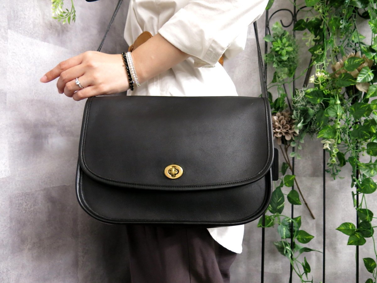 ○超美品○COACH オールド コーチ○シティ○USA製○高級 カーフ レザー