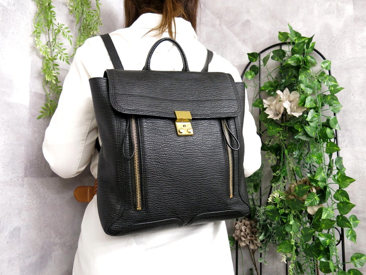 ○超美品○3.1 Phillip Lim フィリップリム○パシュリ○カーフ レザー