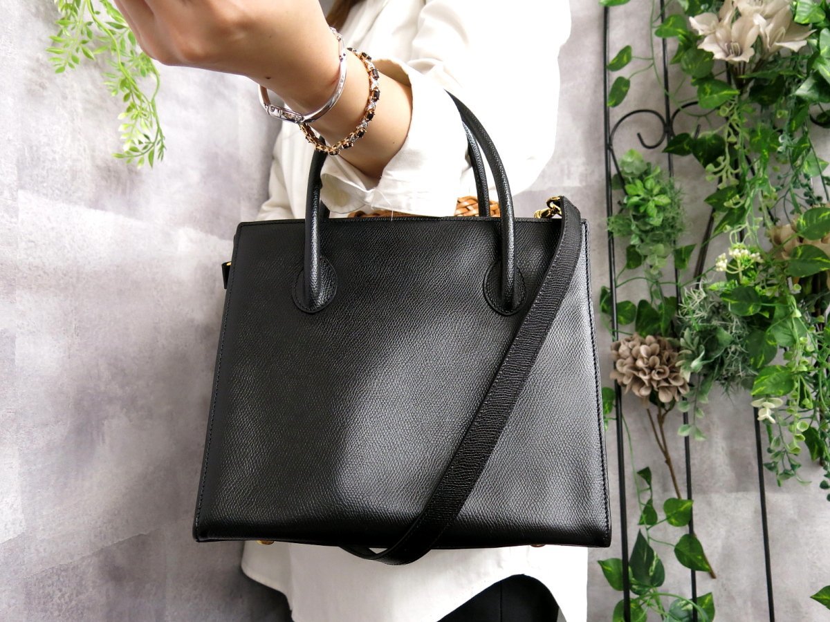 ○超美品○CELINE セリーヌ○カーフ レザー 本革○2way ハンド バッグ