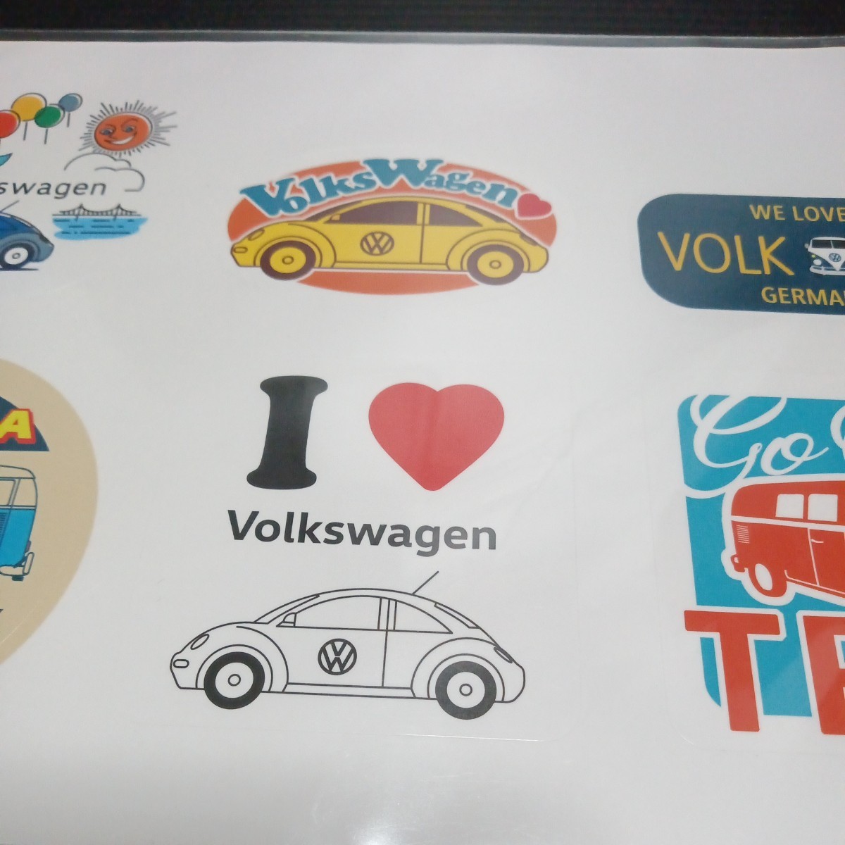 * Volkswagen [ sticker ] seal Beetle wagen bus not for sale 