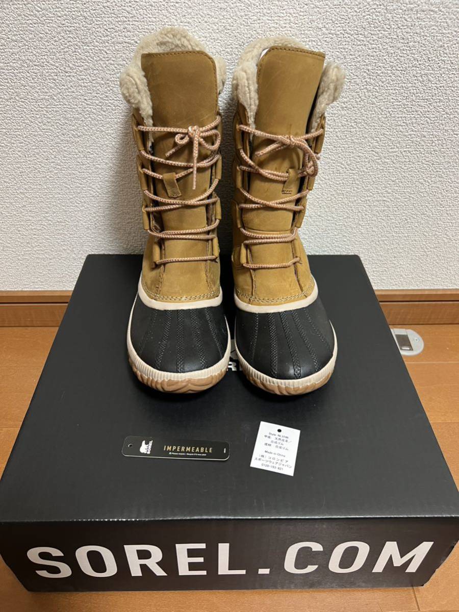 正規取扱店】 SOREL(ソレル) 冬靴 レディース 24.5cm グレー NL3436