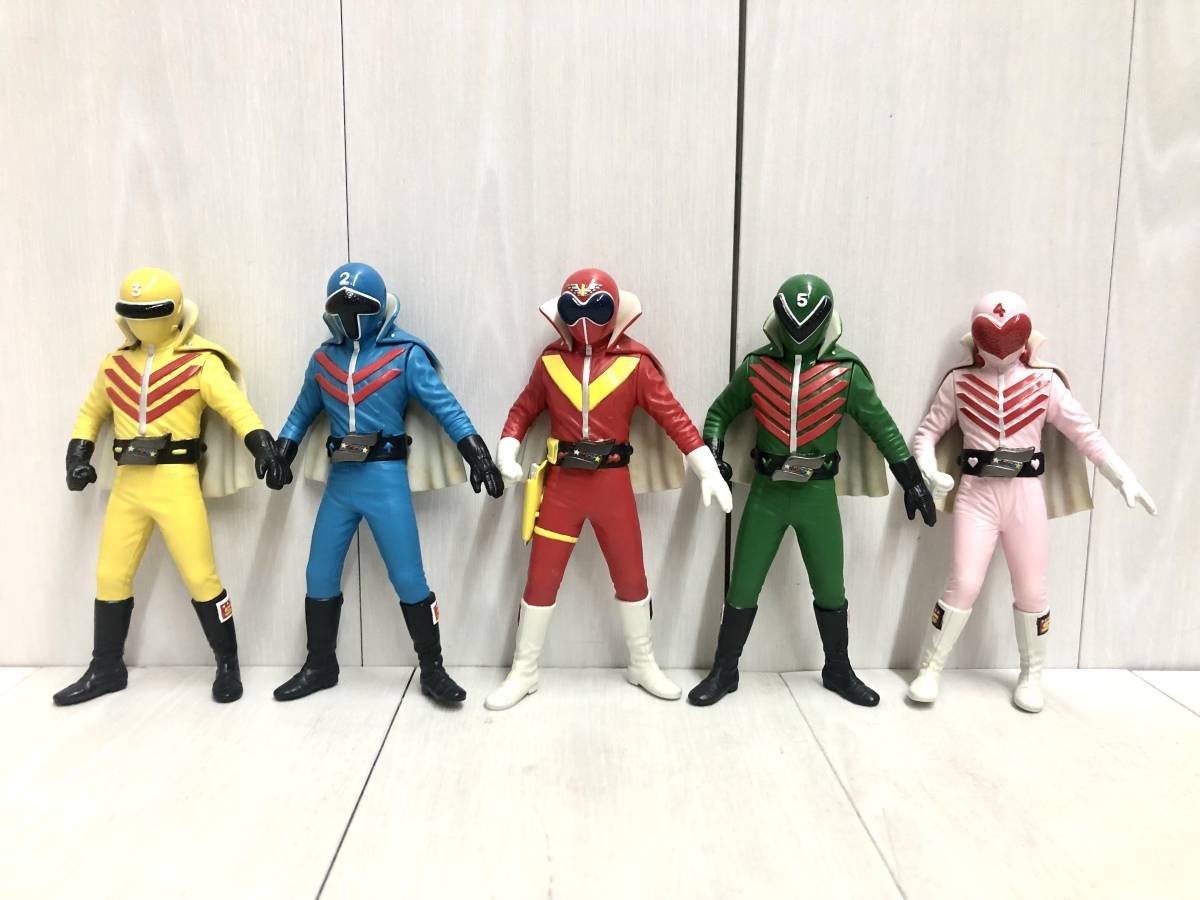 送料無料 全5種 BANDAI バンダイ ソフビ魂 秘密戦隊ゴレンジャー 送料無料 全5種 BANDAI バンダイ ソフビ魂 秘密戦隊ゴレンジャー