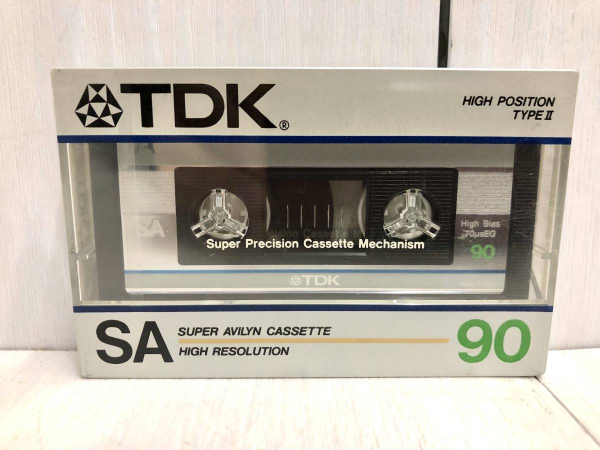 未開封 TDK SA 90分 7本 箱付 希少 レア ハイポジション カセット 未開封 TDK SA 90分 7本 箱付 希少 レア ハイポジション カセット