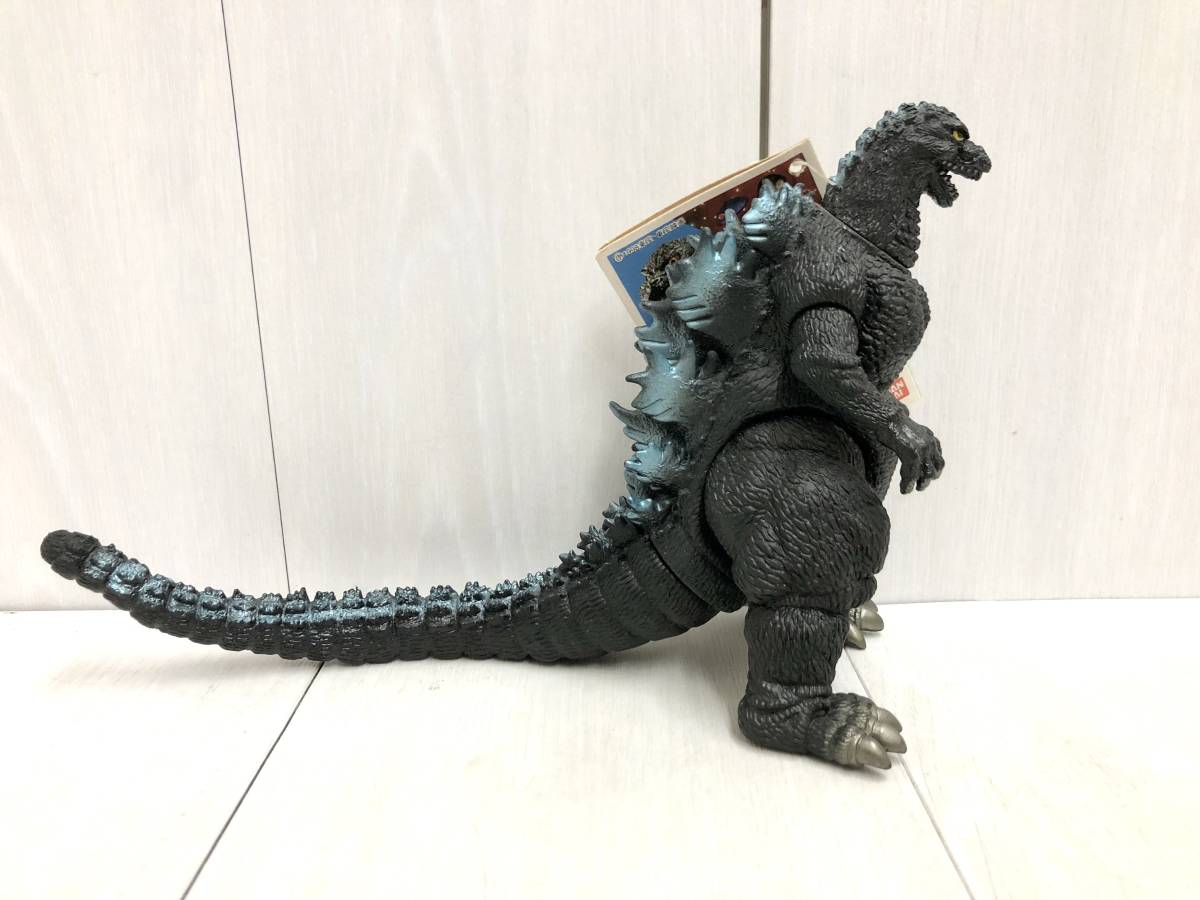 送料無料 ★ BANDAI バンダイ ソフビ 1998 タグ付き ゴジラアイランド 怪獣シリーズ フィギュア ゴジラ 東宝 G-01 フィギュア 絶版 当時物_画像3