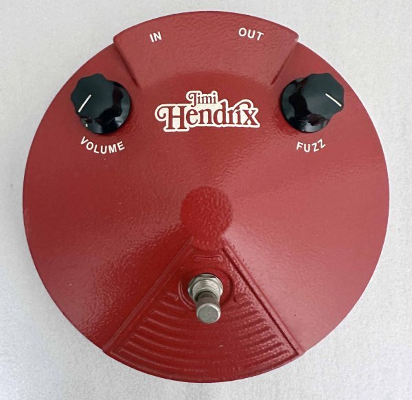 Jimi Hendrix ★ ジミヘン Fuzz Face JH-2 JIM DUNLOP ジムダンロップ Limited Red 動作品 ギター エフェクター ファズ ペダル レア 希少_画像1