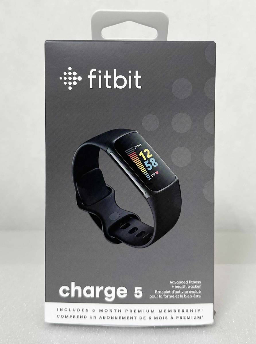 展示品 ★ fitbit Charge 5 フィットネス トラッカー スマートウォッチ FB421 ブラック フィットビット チャージ5 本体 正規品  GPS 心拍数