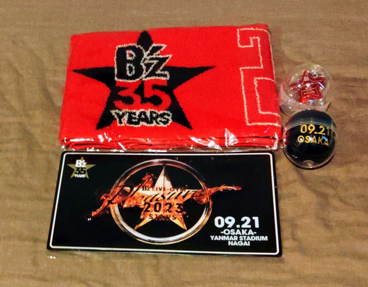 B'z LIVE-GYM Pleasure 2023 -STARS-長居スタジアム会場限定タオル・プレート・ガチャ