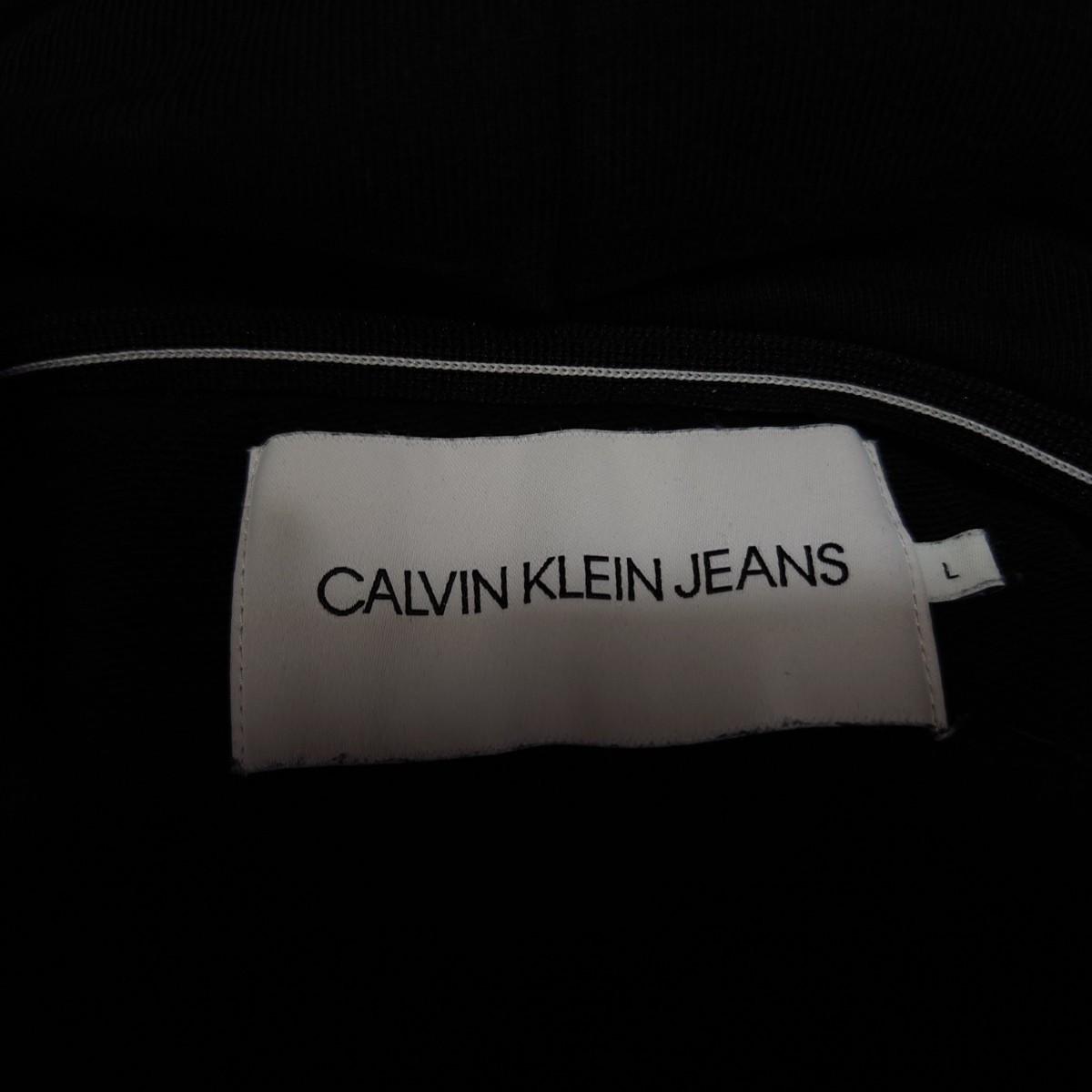  Calvin Klein jeans multi Logo big print sweat Parker CK