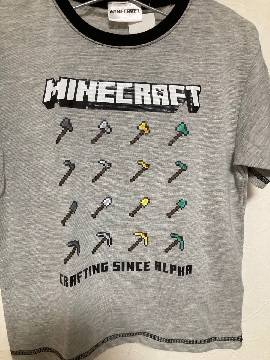 (新品)マインクラフトMinecraftパジャマ130cm    3点セット