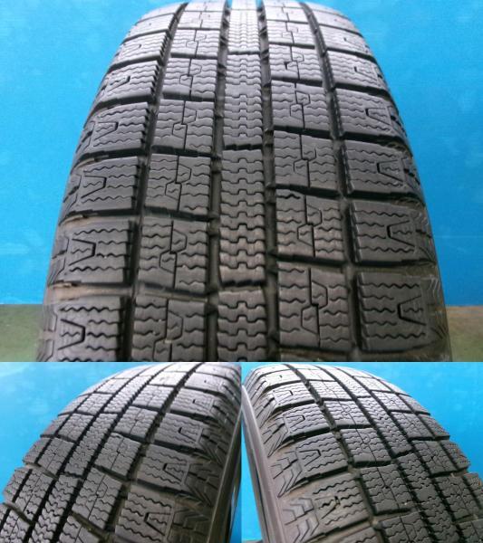 国産スタッドレス 4本SET【155/65R14 75Q】TOYO GARIT G5 WEDS RIZLEY純正 タント ミライース ウェイク ワゴンR スペーシア N-BOX_画像7