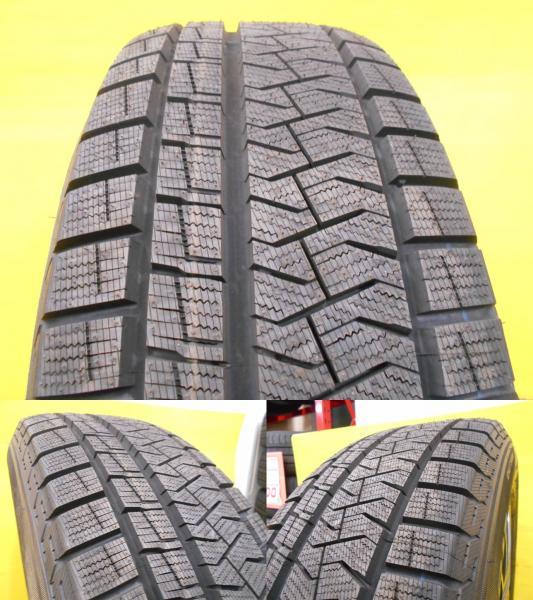 スタッドレス 225/60R17 アルファード ヴェルファイア アウトランダー 中古 シビラ 17インチ 新品 ピレリ アイスアシンメトリコプラス_画像7