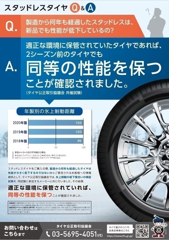 スタッドレスタイヤ 195/60-17 新品2023年4本SET ブリヂストン BLIZZAK VRX3 低車外音タイヤ 195/60R17 90Q 60系 プリウス ライズ 等_画像7