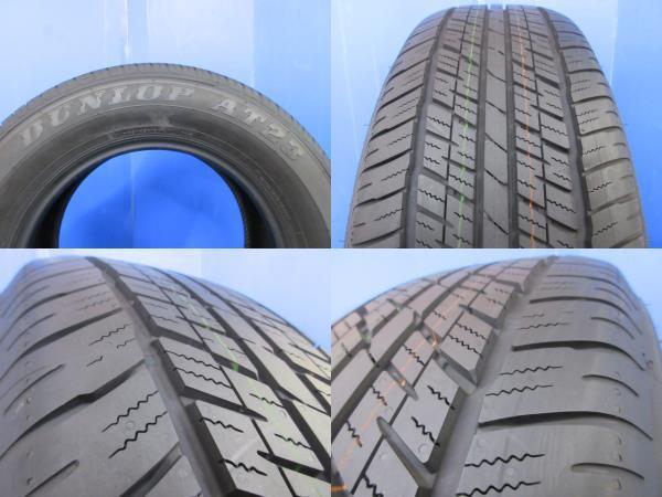 新車外し 4本 サマー 夏用タイヤ ダンロップ グラントレック AT23 265/65R18 114V 2022年製 トヨタ ランドクルーザー300 レクサスLXの画像2