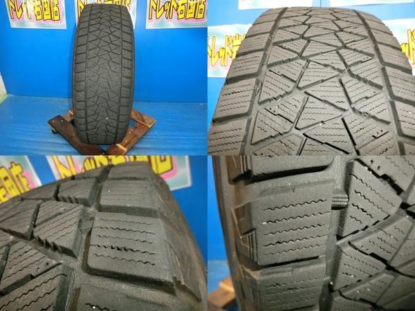 送料無料 中古 スタッドレス ブリヂストン ブリザック DM-V3 DM-V2 225/65R17 102Q ホイール付 4本 CR-V CX-5 レガシィアウトバック_画像7