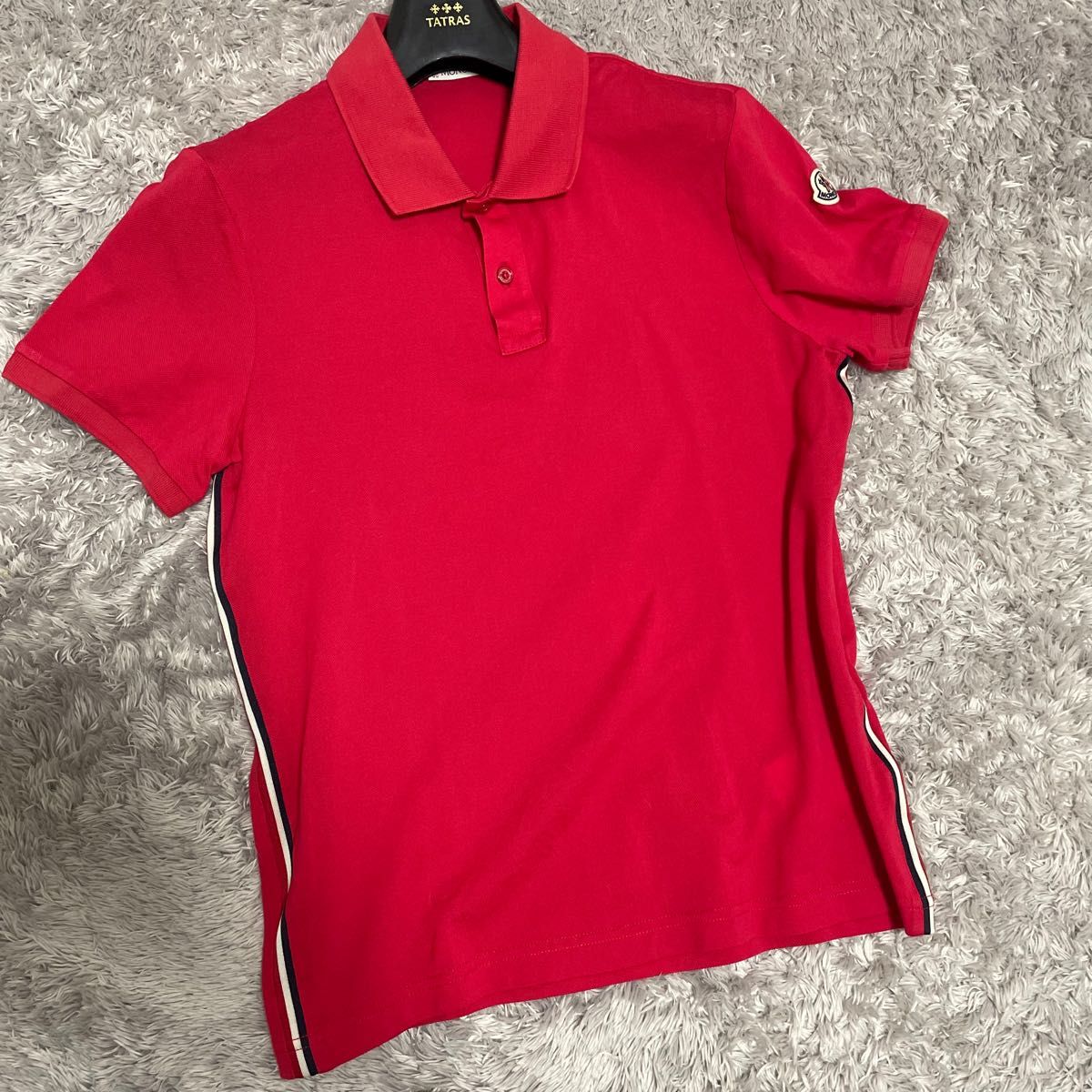 未使用 ポロシャツ 赤 レッド 半袖 Lサイズ 95％以上節約 - トップス