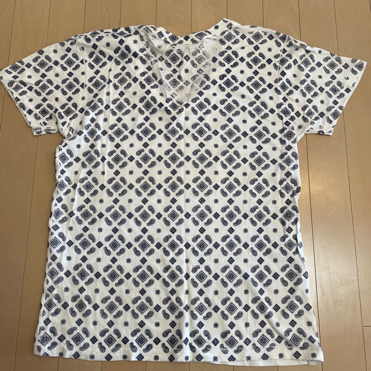 3D SOFT  texture Tee  Tシャツ　ヴィンテージ古着半袖Tシャツ VネックTシャツ
