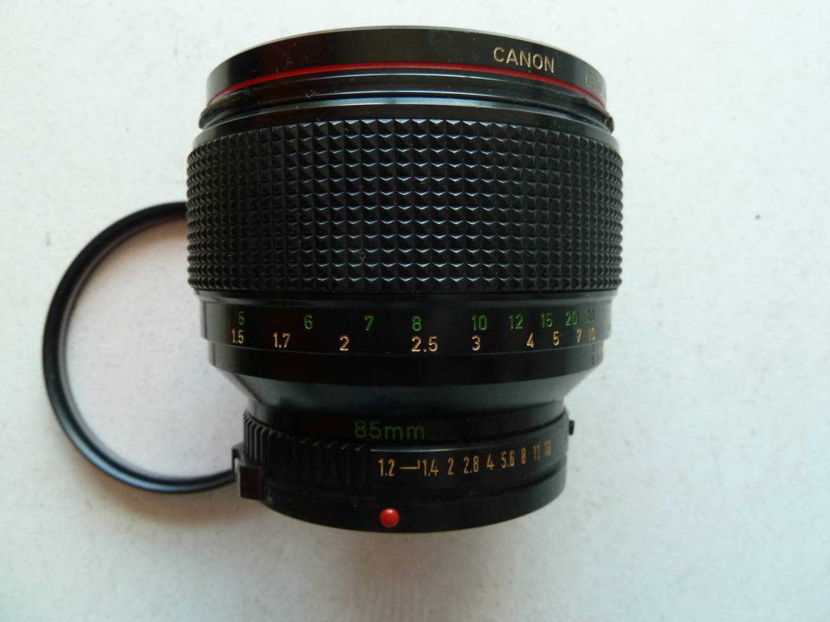 Canon　キャノン　FD　85㎜　1.2L　AE-1　プログラム　ブラック　付き　カビあり_画像6