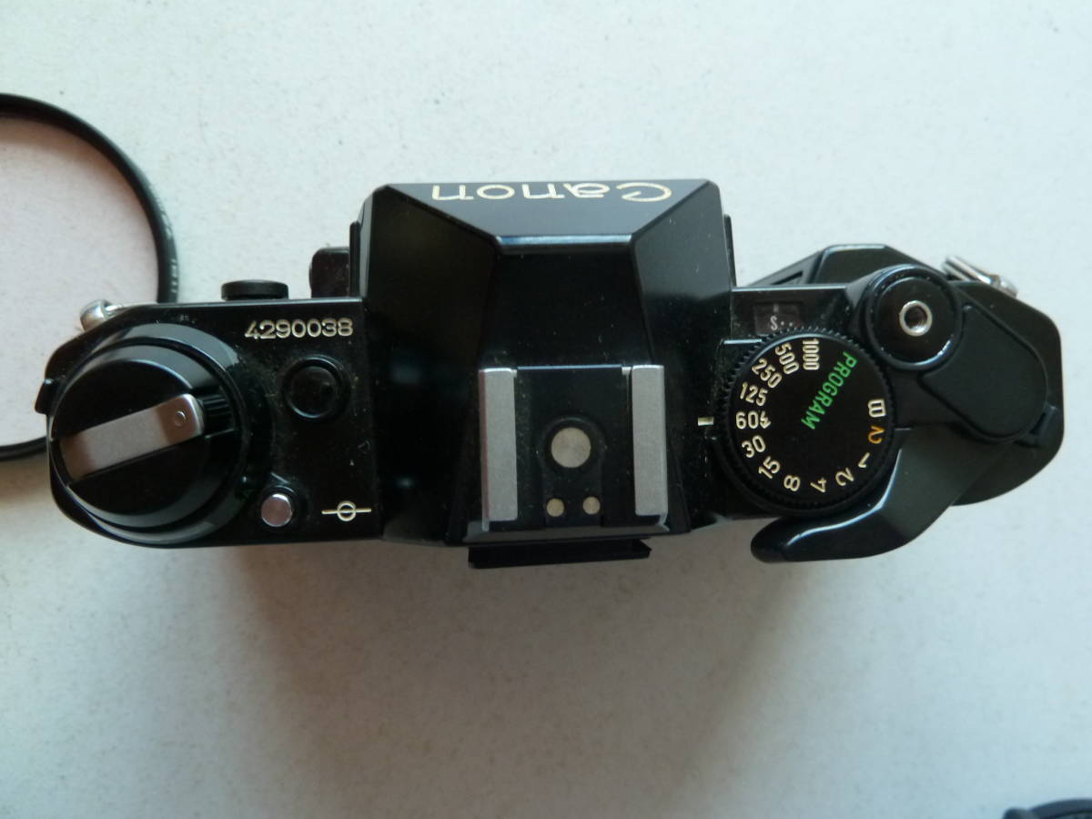 Canon　キャノン　FD　85㎜　1.2L　AE-1　プログラム　ブラック　付き　カビあり_画像8
