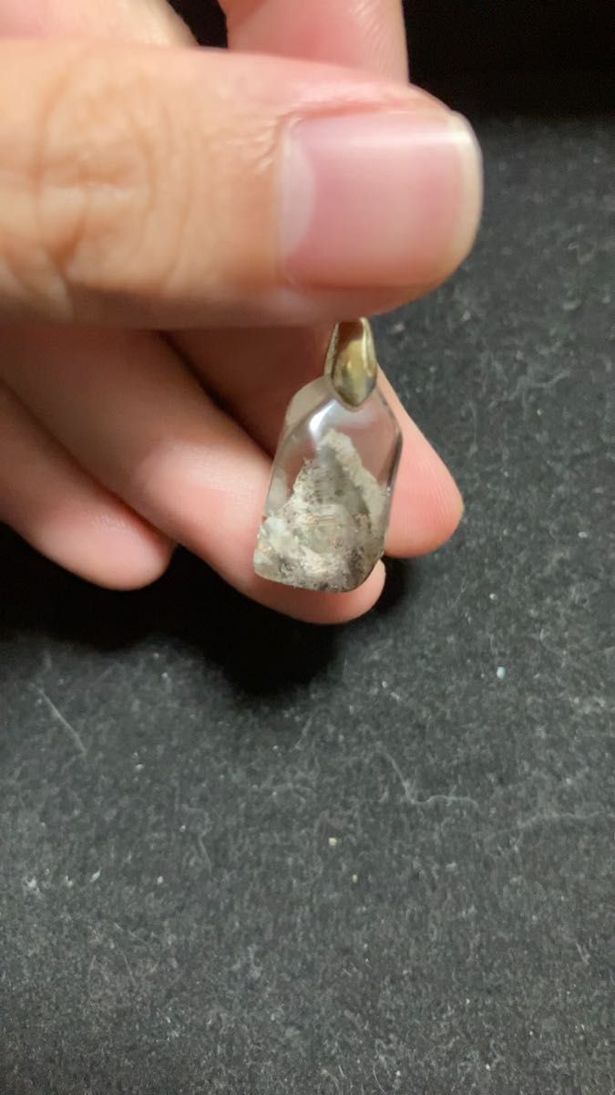 ガーデンクォーツ ペンダントトップ アクセサリー s925 透明