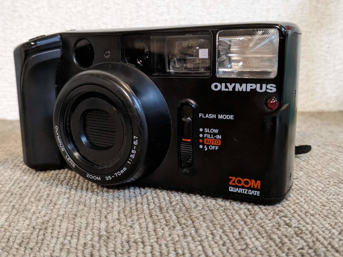 OLYMPUS AZ-1 ZOOM QUARTZDATE 全自動カメラ オリンパスフィルムカメラ　Y260_画像1