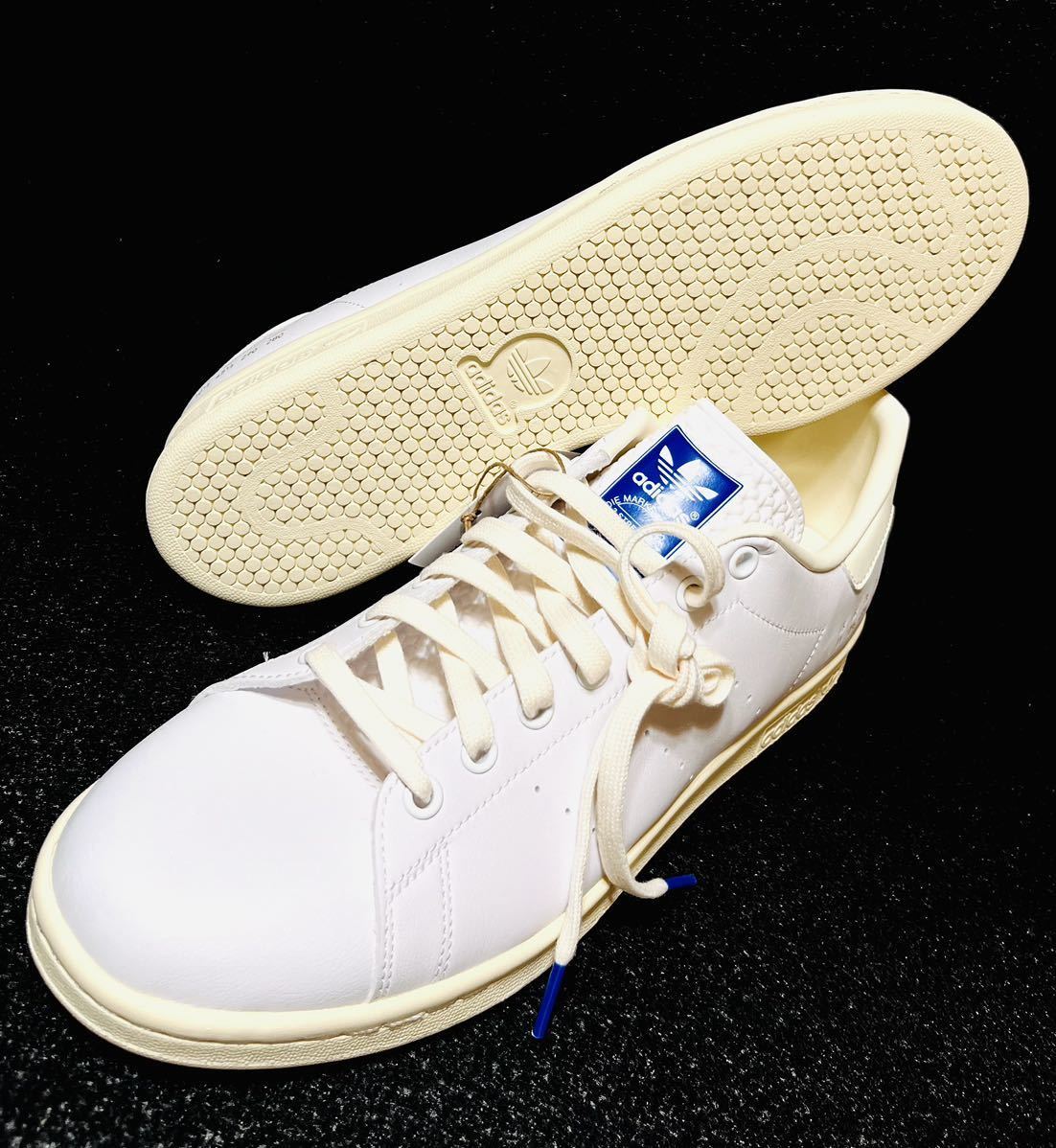 ☆送料込◆新品29.0cm◆adidas STAN SMITH アディダス スタンスミス フットウェアホワイト/オフホワイト/ブルーバード【完売品】_画像5