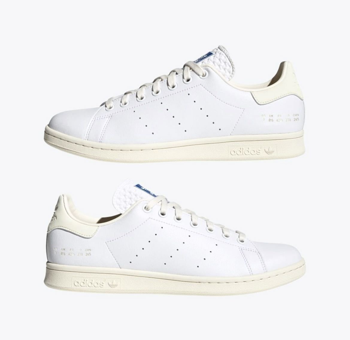 ☆送料込◆新品29.0cm◆adidas STAN SMITH アディダス スタンスミス フットウェアホワイト/オフホワイト/ブルーバード【完売品】_画像8