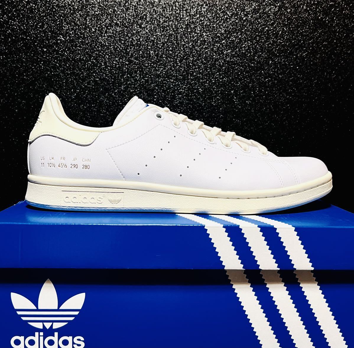 ☆送料込◆新品29.0cm◆adidas STAN SMITH アディダス スタンスミス フットウェアホワイト/オフホワイト/ブルーバード【完売品】_画像3