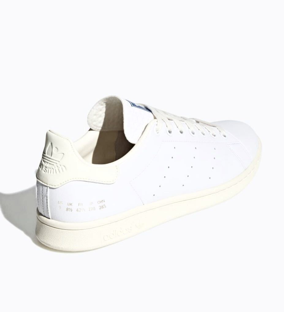 ☆送料込◆新品29.0cm◆adidas STAN SMITH アディダス スタンスミス フットウェアホワイト/オフホワイト/ブルーバード【完売品】_画像10