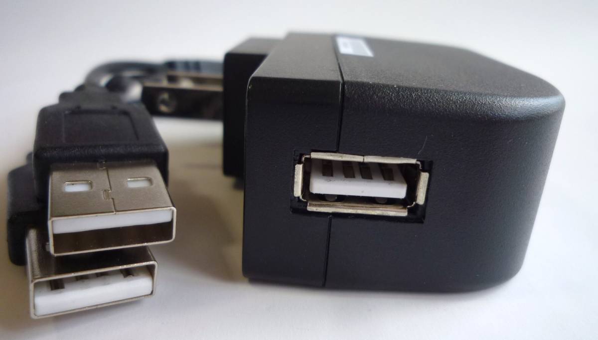 ELECOM エレコム USB充電器 ACアダプター ADP29-016 SYS1475-0505-W2 5V 1A 黒 ブラック スマホ充電 _画像6