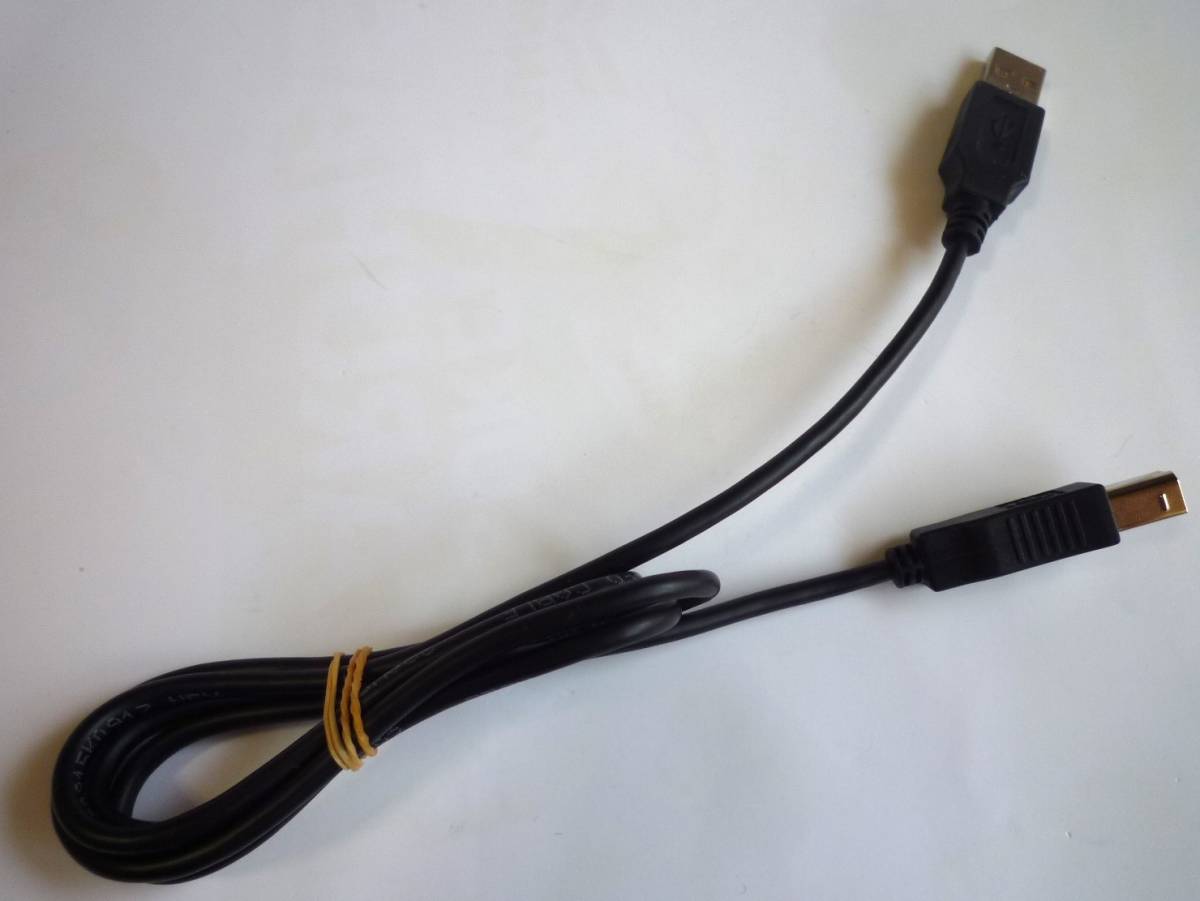 USB2.0ケーブル 1m タイプA オス - タイプB オス A to B USB A - B USB接続ケーブル USBケーブル Type A - Type B 黒 ブラック _画像1