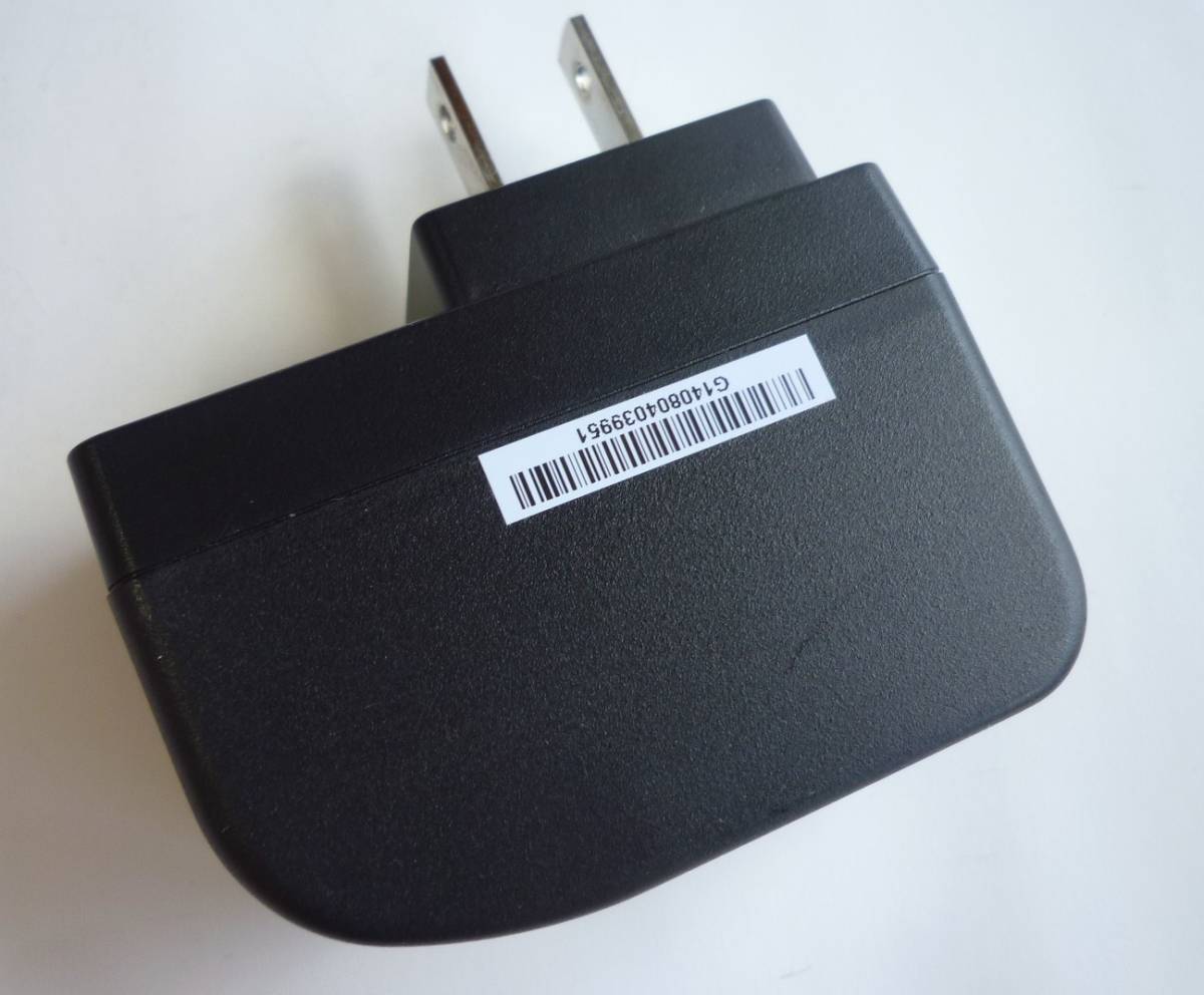 ELECOM エレコム USB充電器 ACアダプター ADP29-016 SYS1475-0505-W2 5V 1A 黒 ブラック スマホ充電 _画像7