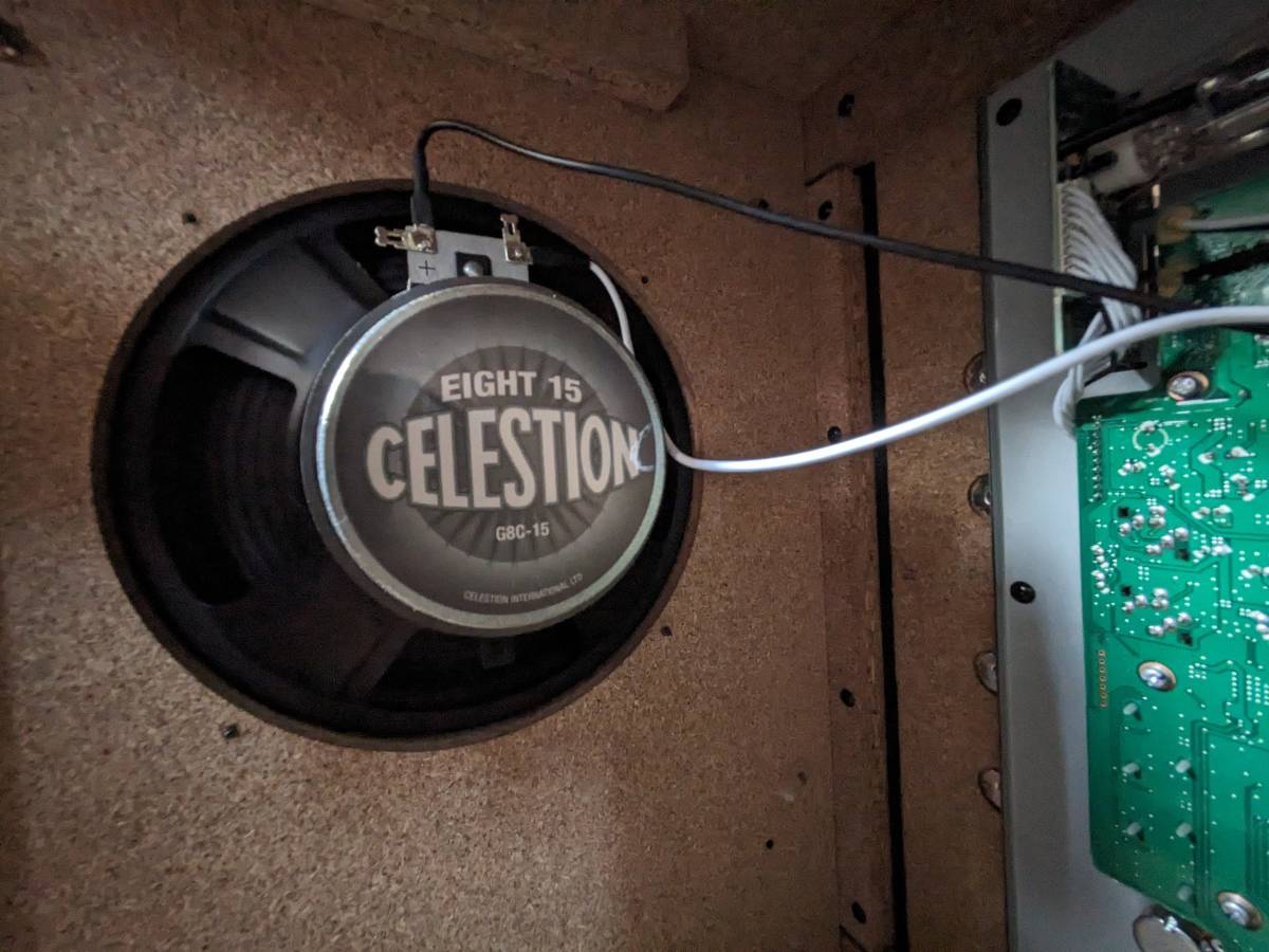 VOX AV15 真空管 ギターアンプ スピーカー交換済み CELESTION Eight15/8Ω